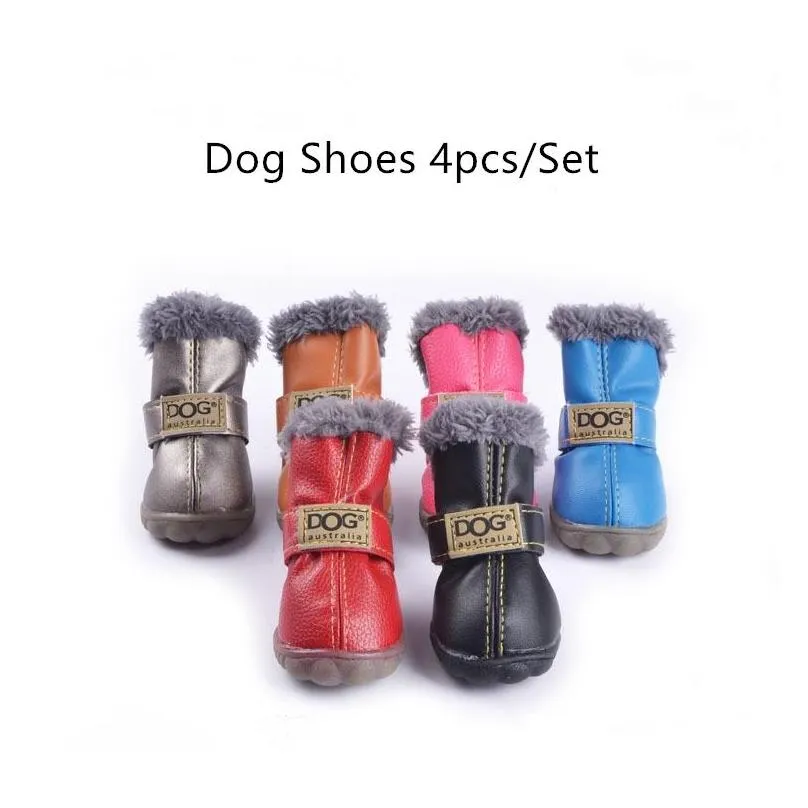 Small Dogs Dog Shoes Warm Winter Pet Boots For Chihuahua Waterproof