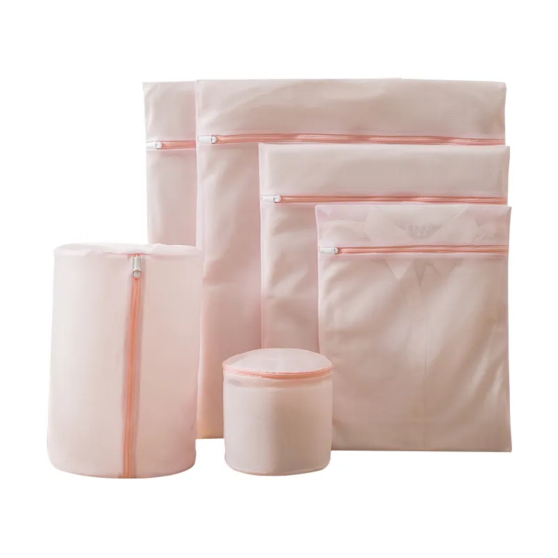 bag pecial anti deformation mesh protection roller in laundry pouch clothes sack bra underwear Candy color washing A set of 