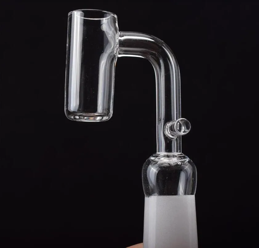 Quarz-Enail-Domeless-Nägel passen auf 16-mm-20-mm-Spulen mit männlich-weiblichem 90-Grad-Gelenk. Quart-Banger-Nägel passen auf Glasbongs auf Bohrinseln