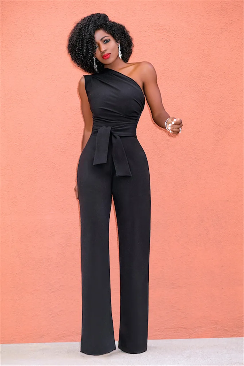Elegant One Shoulder Rompers For Women Perfect For Weddings