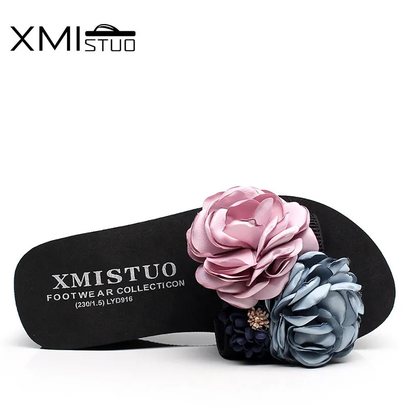 Flops Men Xmistuo Flip Flops Floral Flip Flops: Hand-Crafted Women's Thong  Slippers With Elastic Ankle Strap, Casual Beach Sandals For Daily Wear