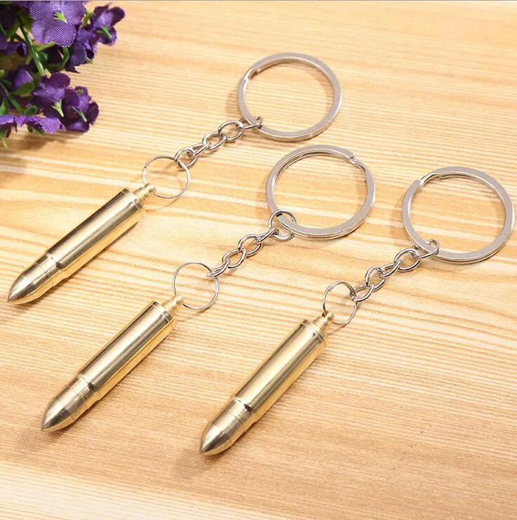 Bullet Shape Earpick Ear Pick Dab Dabber Accessoires pour fumer Outils de cigarettes Cuillère Porte-clés Porte-clés Pendentif Cire pour narguilés Bongs Plates-formes pétrolières