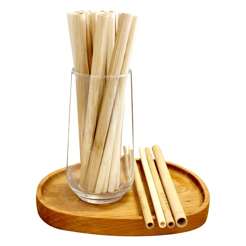 Ambiental Natural Reed Straw Biodegradável Fibra Ecológica Orgânica Palha Vegetal Leite Chá Bebida Fria Café Descartável Reed Straw YL0098