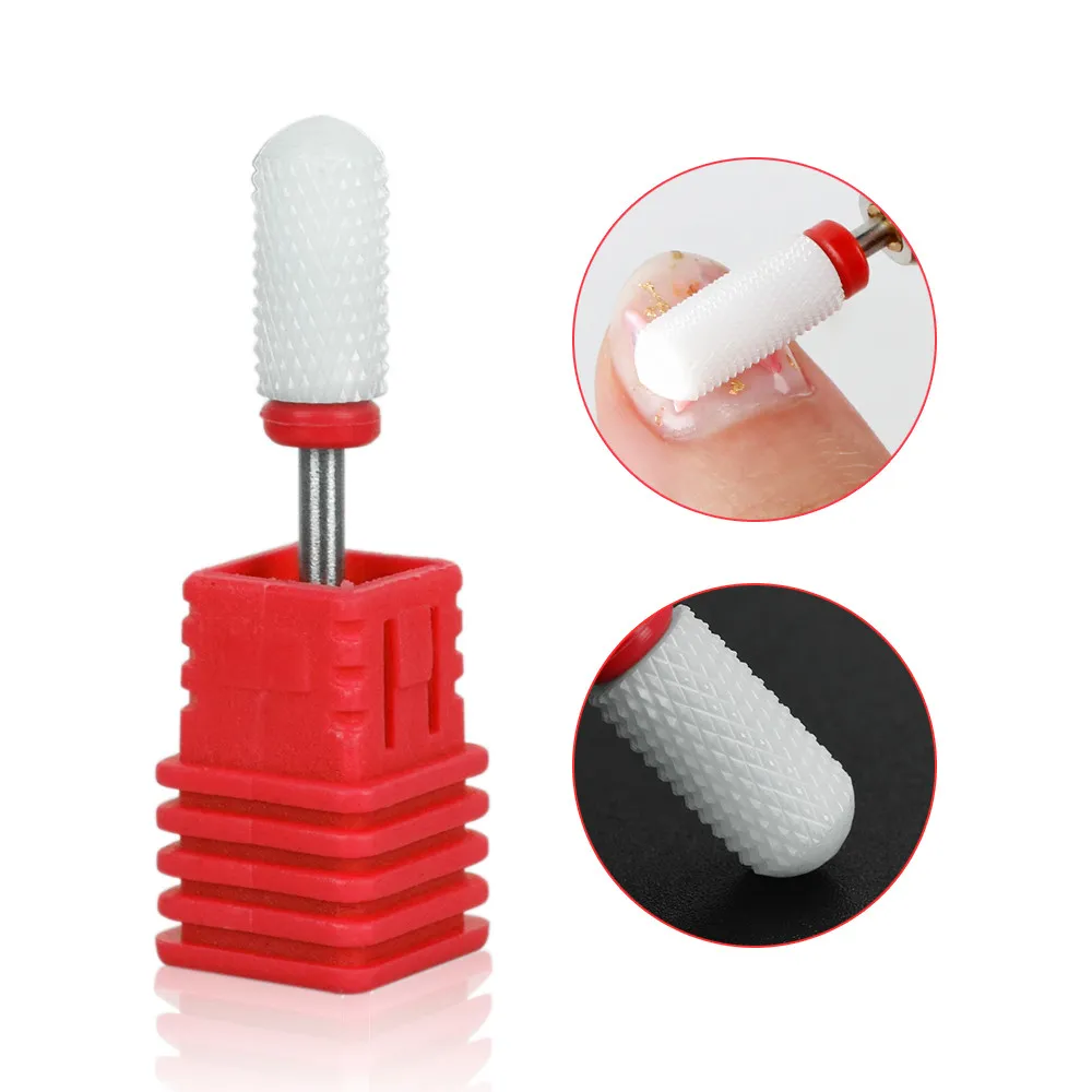 Cutter voor Manicure Keramische Tungsten Alloy Nail Drill Bits Manicure Machine Accessoires Elektrische nagelbestanden Accessoires