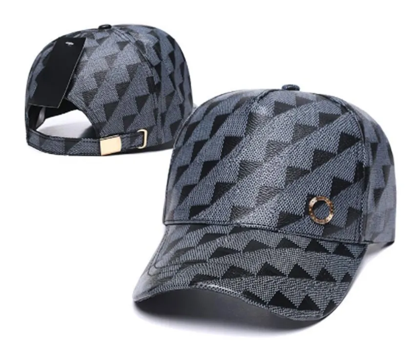 2022Luxury variety of classic designer ball caps high-quality leather features men`s baseball caps fashion ladies hats can be adjusted 09
