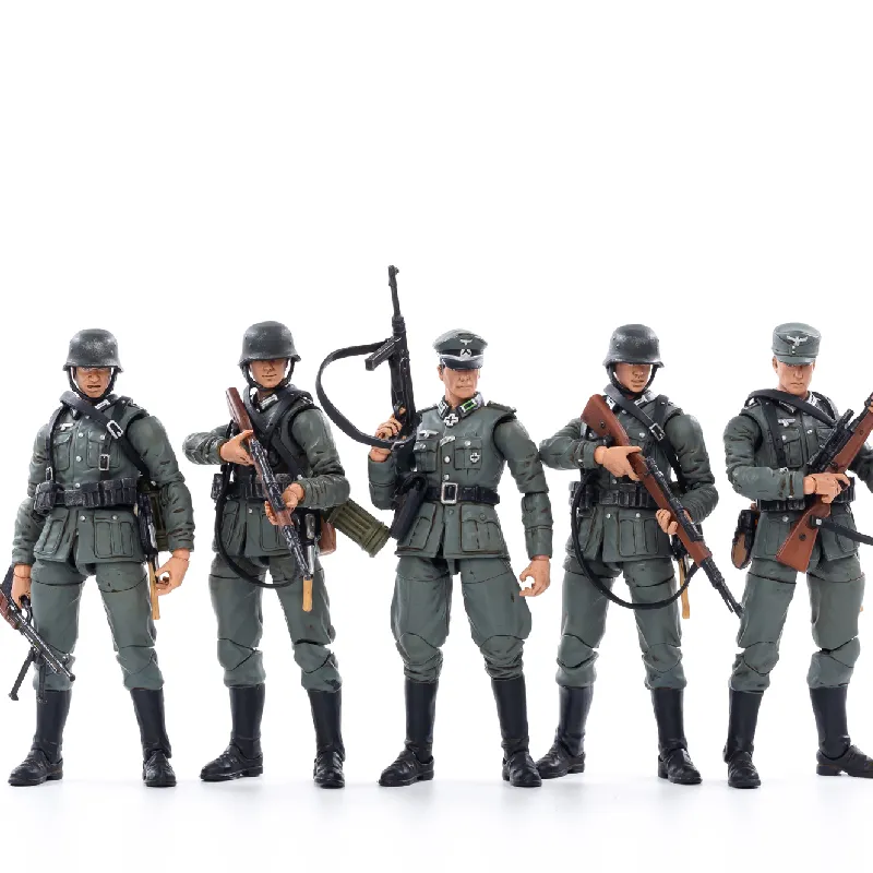 1/18 JOYTOY Actionfigur WWII Tyskland Wehrnacht Soldatfigurer Samlarleksak Militärmodell Julklapp 201202