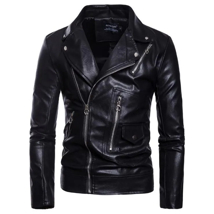 Jaqueta de couro masculina sales caveira