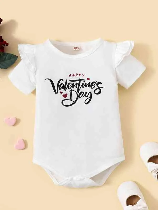 Bebê slogan gráfico plissado guarnição bodysuit ela