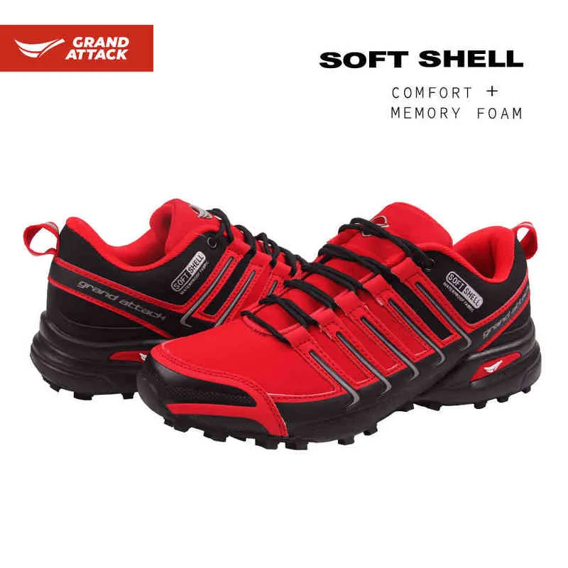 NXY Męskie Obuwie Dorywcze Grand Aanval Mannen Schoenen Szlak Running Sneakers Outdoor Wandelen Trekking Backpacken AntSIP Waterbestendig Trenerzy 0127