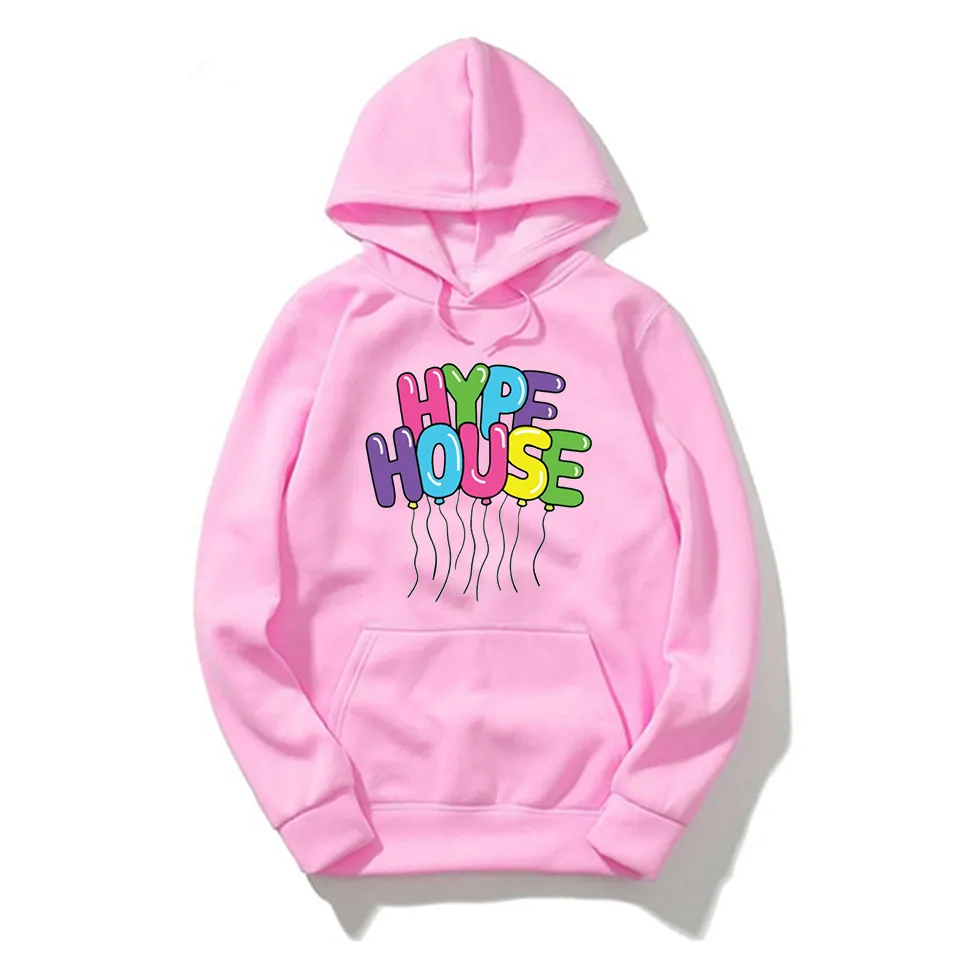 Hombres Mujeres The Hype House Hoodie New Oto o Moda Hyphe House