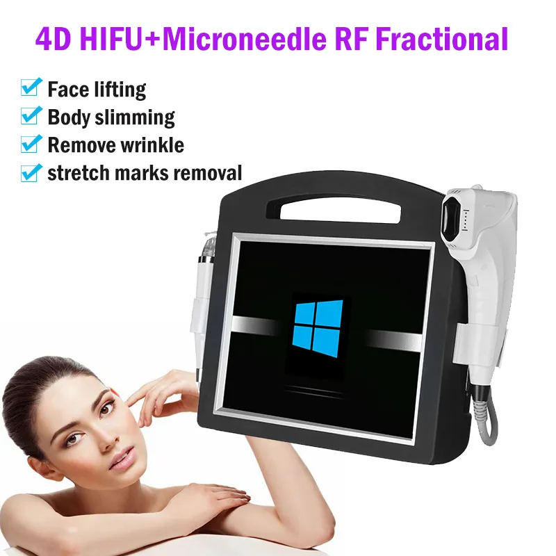 High Intensity 4D HIFU Fractional RF Hifu Ultrasound For Skin Care 
