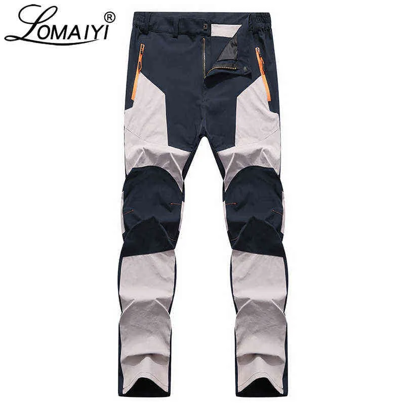 LOMAIYI Stretch Man Pants Casual Mens Spring/Autumn Waterproof Sweatpants Men's Trousers Male Slim Fit Work Pants For Men AM042 Y220308