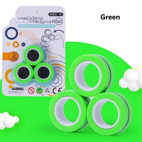 Magnetic Finger Ring Gyroscope, Spinnable Rotating... From Weilefactory,  $1.42 | DHgate.Com