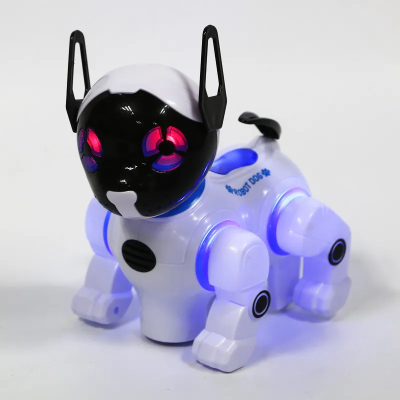Enfant éducatif rc robot chien télécommande universelle animaux de  compagnie animaux de compagnie de marche musique danse enfant chien jouet  cadeau
