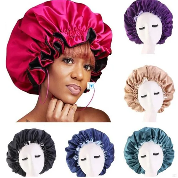 Silk Double Sided Cap For Women Perfect For Sleep And Beautiful Hair Scrunchies Factory Sale