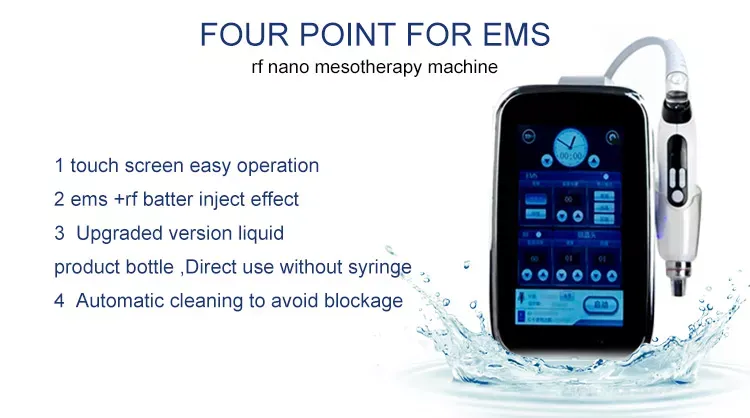 EMS RF mesotherapy gun injector machine meso gun injection needle free no needle meso injector beauty gun meso therapy