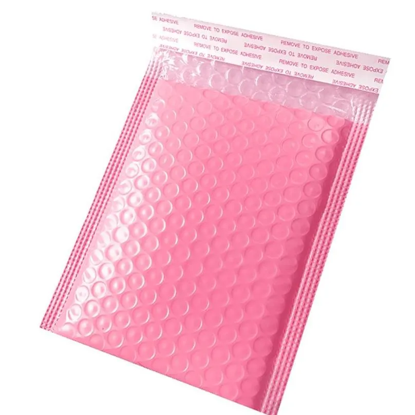 1 Packaging Borse 18x 23 cm Busta in schiuma rosa Mailer SEIL SPEDIZIONI IMMAGGIO DI SPEDIZIONE CON PACCHEGGI DI SAGGIO DI BUBBLE G JLLNTC