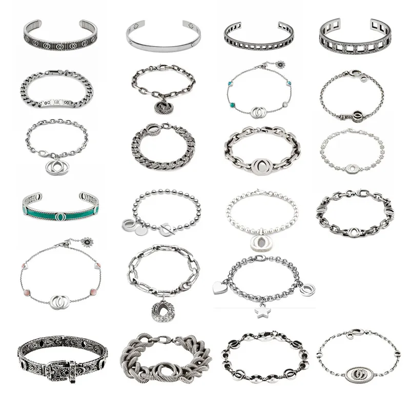 bracelets pour femmes et hommes argent 925 marguerite sterling pendentif bracelet de poignet pour les filles bracelets appariés