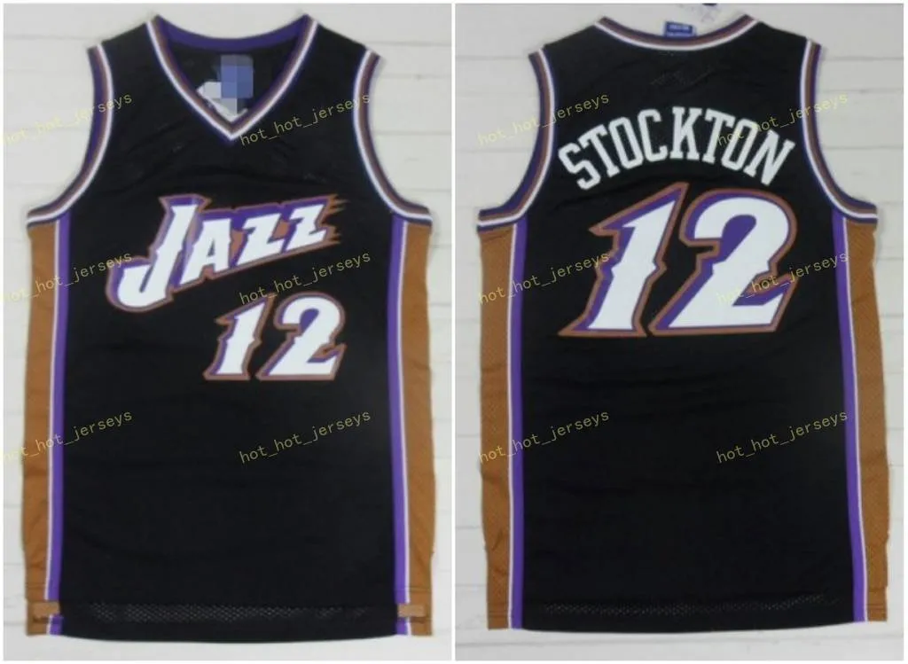 Vintage Basketball John 12 Stockton Jerseys Men From Fan_sport