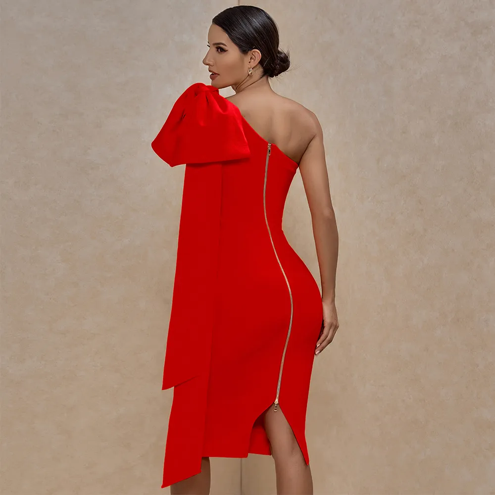 open lace back dress BLACK BANDAGE DRESS | CHRISTMAS PARTY DRESS