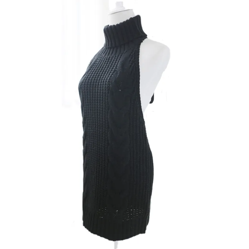 virgin killer sweater dress Where to find a pattern for a Sweater? Hand Knit Turtleneck Backless Sweater