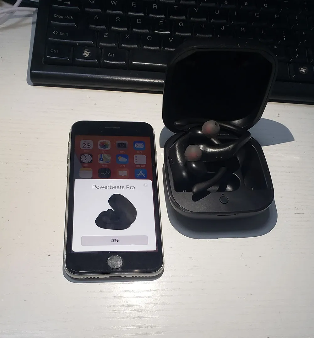Werbeat Ohrhörer Hook Power Power Wireless Gaming Hochleistungs-Sport Bluetooth Earphone Headphone Headset mit Einzelhandelsbox für iPhone 15 14 13 12 11 Pro Max 932