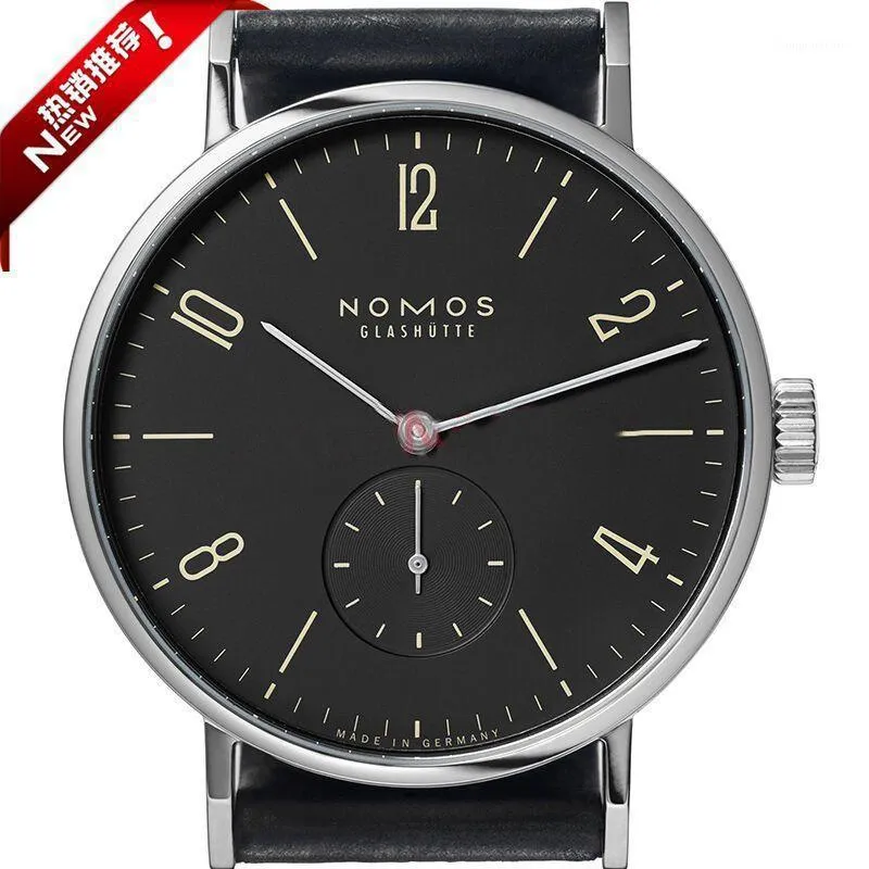 NOMOS Montres hommes et femmes Design minimaliste Bracelet en cuir Femmes Mode Simple Quartz Montres résistantes à l'eau1