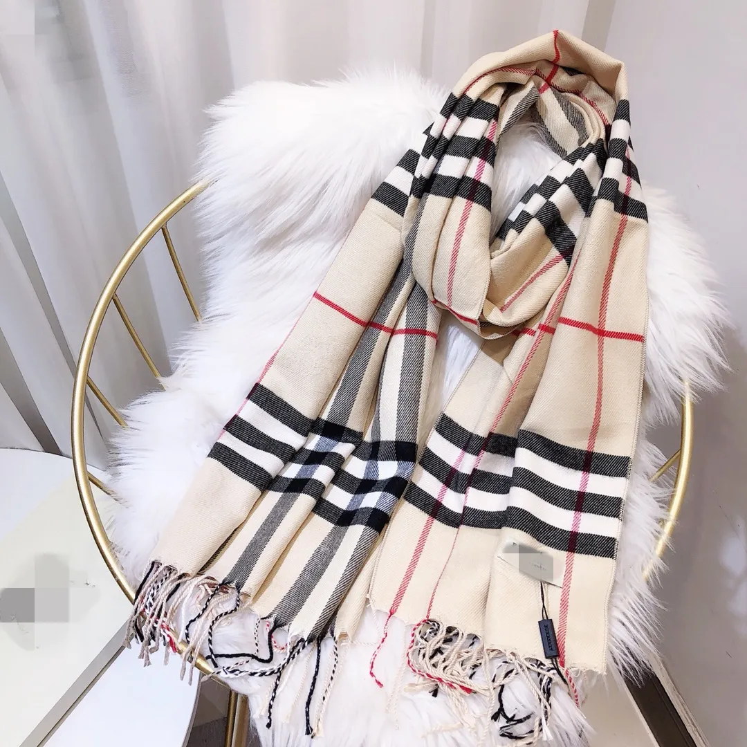available latest sell Winter cashmere scarf woman classic brand wool scarf fashion plaid scarf