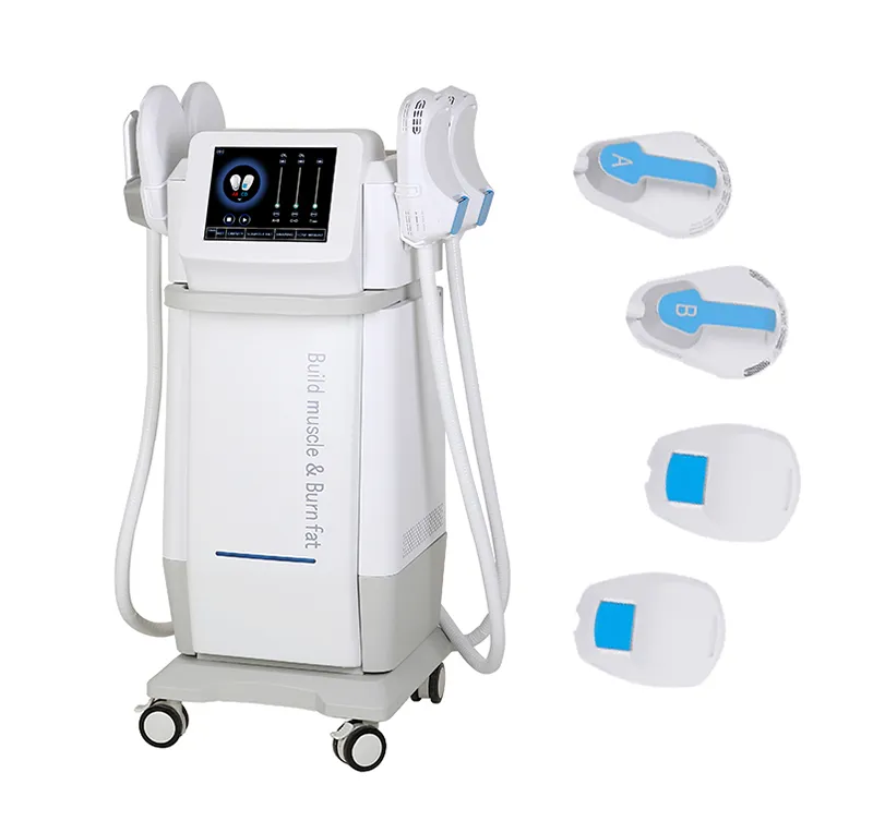 Vertical RF HIEMT 7 tesla amincissant le stimulateur musculaire emslim construisant des muscles brûlant les graisses em slim machine de spa de salon de stimulation plus forte