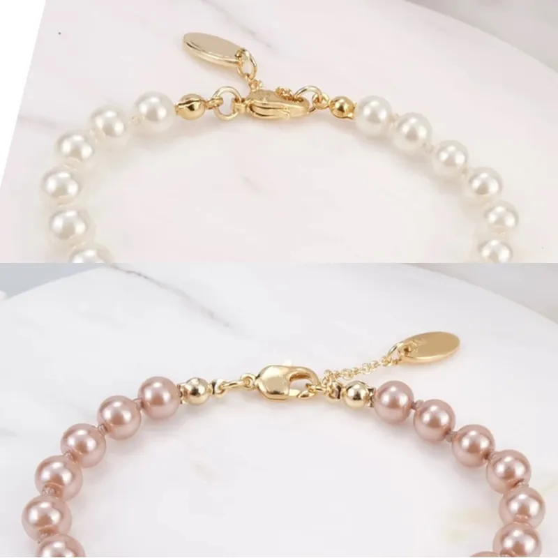 Kvinnor Tjej Kristall Saturn Bracelet Pearl Chain Orbit Armband för Presentfest Mode Smycken Tillbehör Hög kvalitet