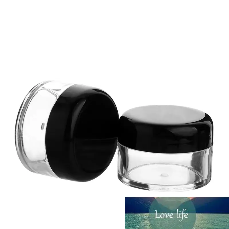 12pcs 20g Portable Plastic Cosmetic Empty Jars Clear Bottles Eyeshadow Makeup Cream Lip Balm Container Pots