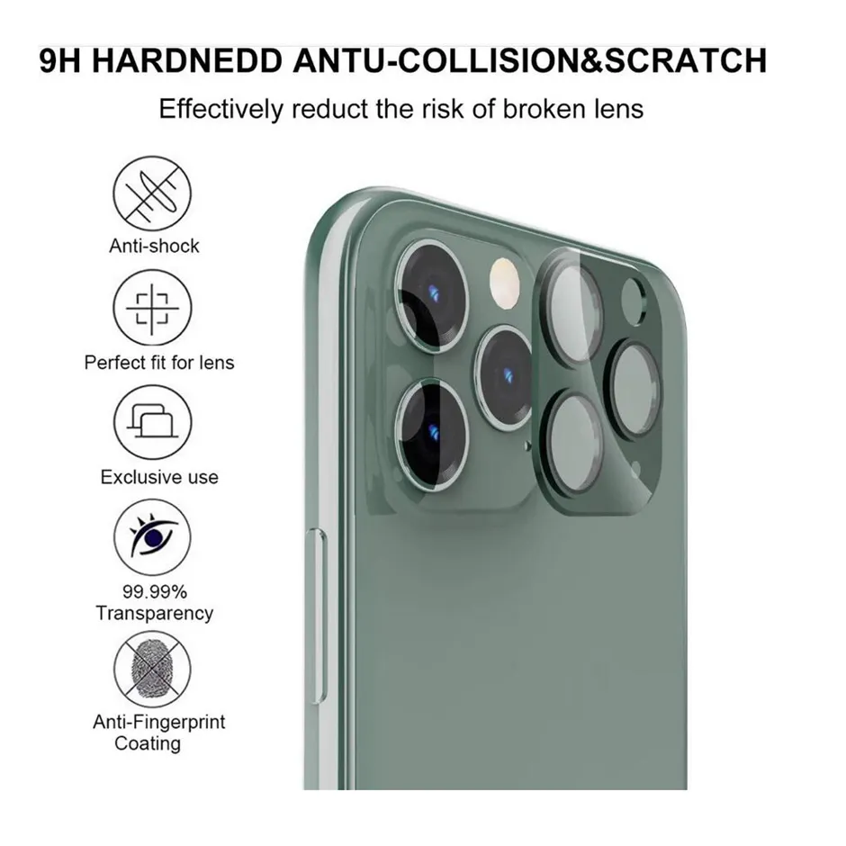 Wholesale Tempered Glass Camera Lens Protector For iPhone 15 14 13 12 11  Pro Max