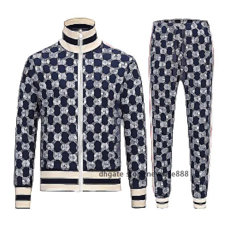 Nouveaux hommes survêtement survêtements costume de sport hommes sweats à capuche vestes survêtements survêtement costumes veste pantalon ensembles hommes veste costume de sport ensembles M-3XL