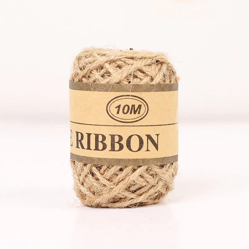 Natural Dark Brown Jute Twine Rope - 50m Long, 2mm Thick | Garden, Crafts, Gift Wrapping & DIY String