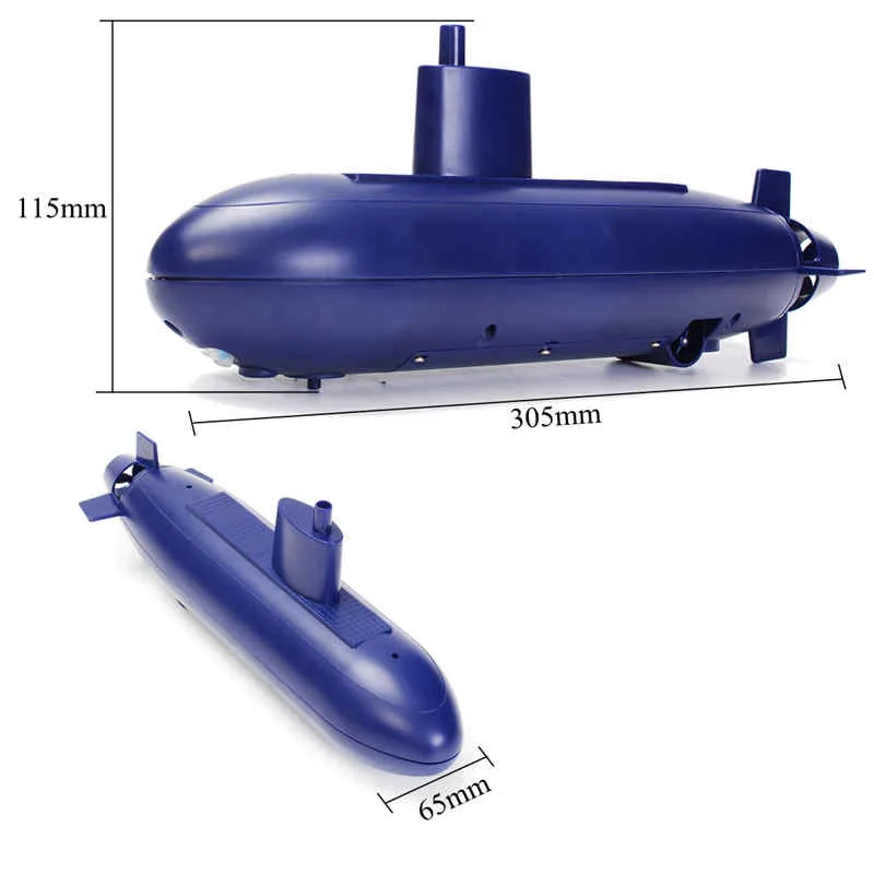 Mini Rc U-Boot, 6 Kanäle Unterwasser Schiff Fernsteuerung U-Boot