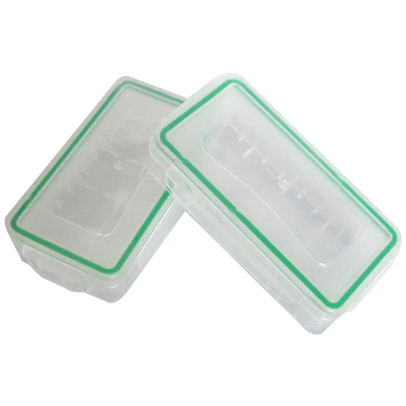 Waterproof Case Carrying Box 18650 Battery Storage Plastic Box Translucent Holder for 18650 Battery and 16340 Battery DHL Free