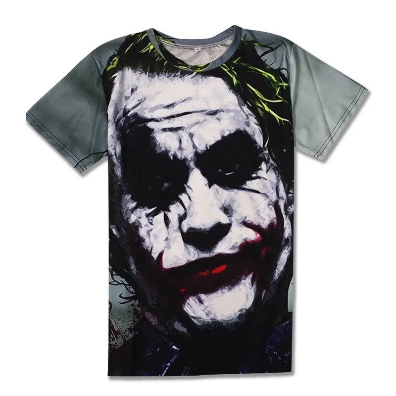 Halloween Joker 3D T shirt Casual Funny Anmie Character Joker Poker 3D T-shirt Summer style Full Printing Tops Tees (2)