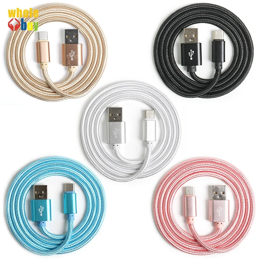 оптовые продажи USB-кабель Micro USB Fast Charge кабель для передачи данных Android зарядный кабель Мобильный телефон Кабели для Samsung Huawei