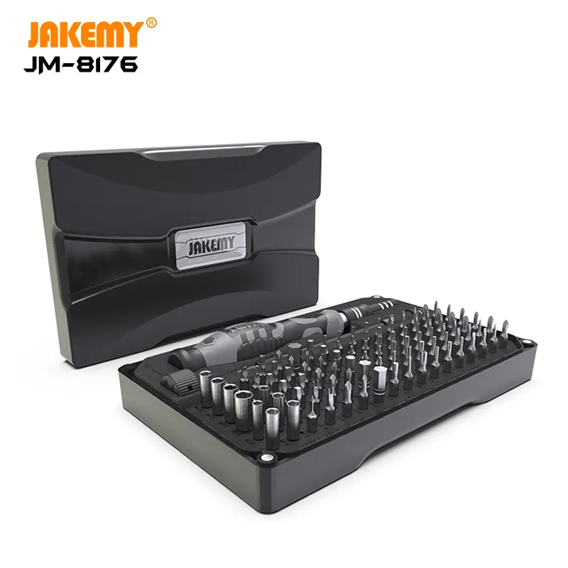 JAKEMY 106 IN 1 Set di cacciaviti di precisione Magnetic Torx Bit Set Cacciavite per iPhone Computer PC Strumenti di riparazione elettronici Set T200602