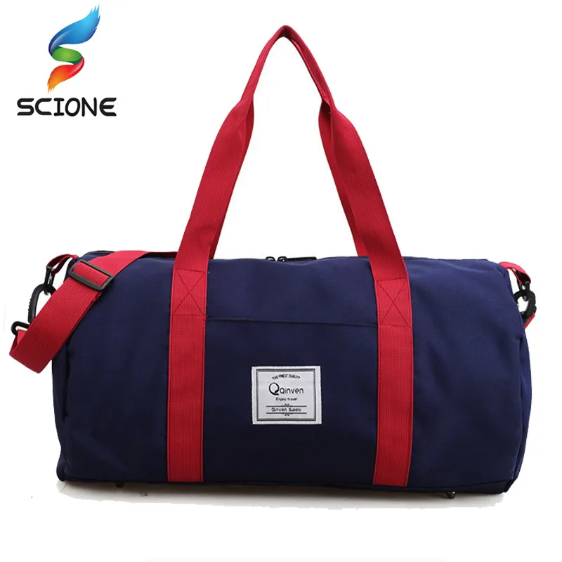 Top Quality Fitness Gym Sport Bags Men and Women Waterproof Sports Handbag Outdoor Travel Camping Multi-function Bag Q0115