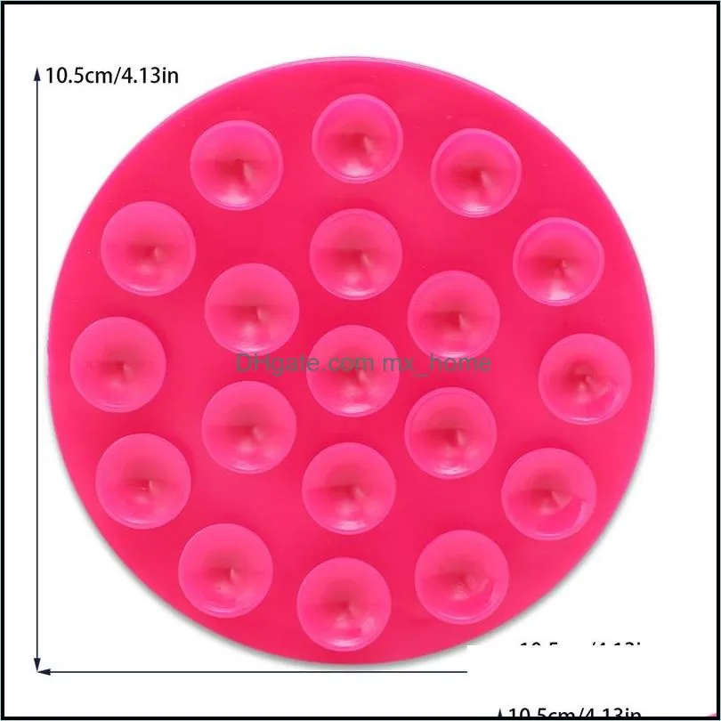 Baby Feeding Bowl Cup Anti Slip Placemat Double Sided 19 Suction Sucker Mat Pads