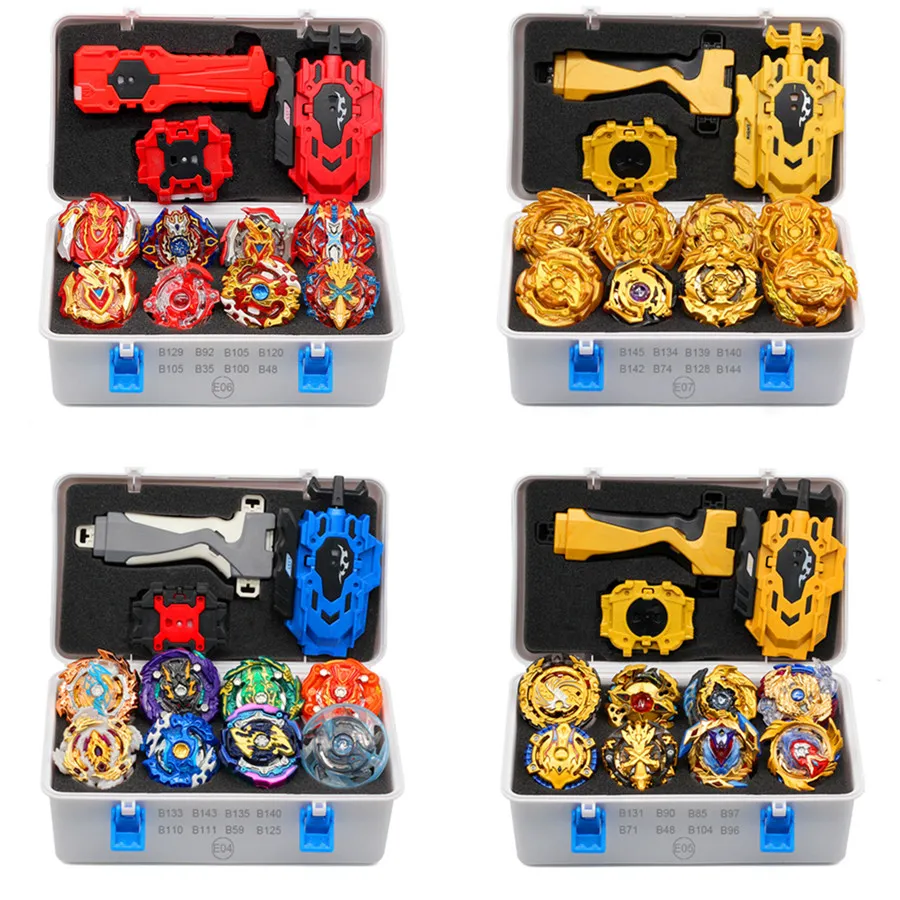 2019 Gold Takara Tomy Launcher Beyblade Burst Arean Bayblades Bables Set Box Bey Blade Spielzeug für Kind Metall Fusion Neues Geschenk 1019