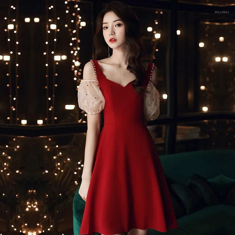 Red and black one piece dress outlet