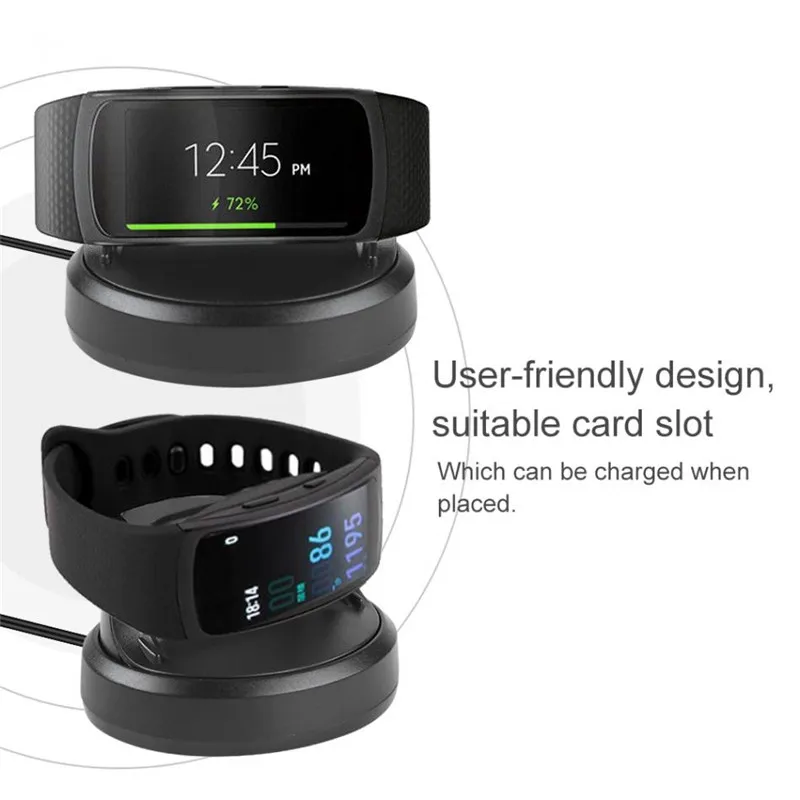 Smart Watch Charger For Samsung Gear Fit 2 R360 R365 Desktop Watch
