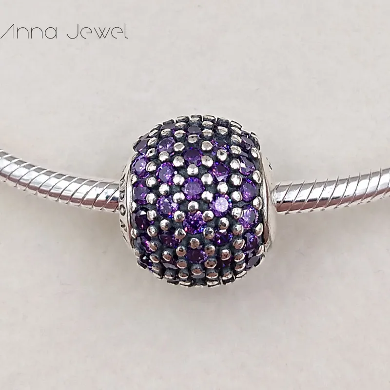Série Essence foi clair CZ Pandora charmes pour Bracelets bricolage fabrication de bijoux perles en vrac bijoux en argent en gros 796062ACZ