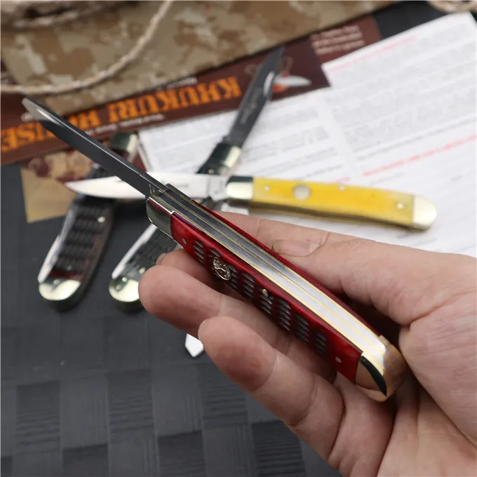 OEM Bok Boker Çift Açık Bıçak Katlanır Bıçak 9CR14MOV Blade EDC Avcılık Kendini Savunma Taktik Kıçı Açık Araçlar1044346