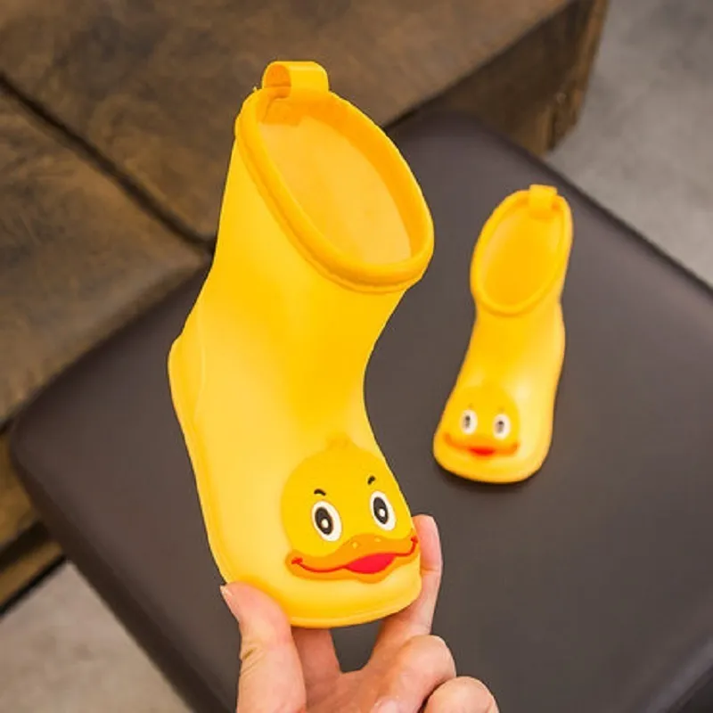 Bottes De Pluie Enfant – Taille 24 à 35 – Caoutchouc Imperméable, Semelle Antidérapante – Motifs Animaux Mignons