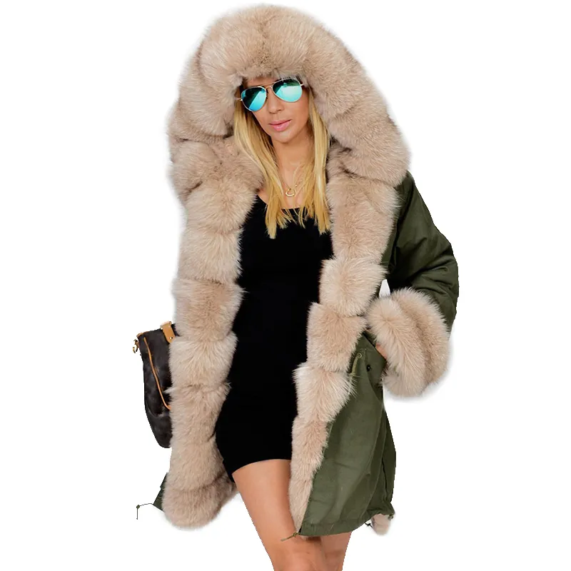 Plus size rabbit fur coats hotsell