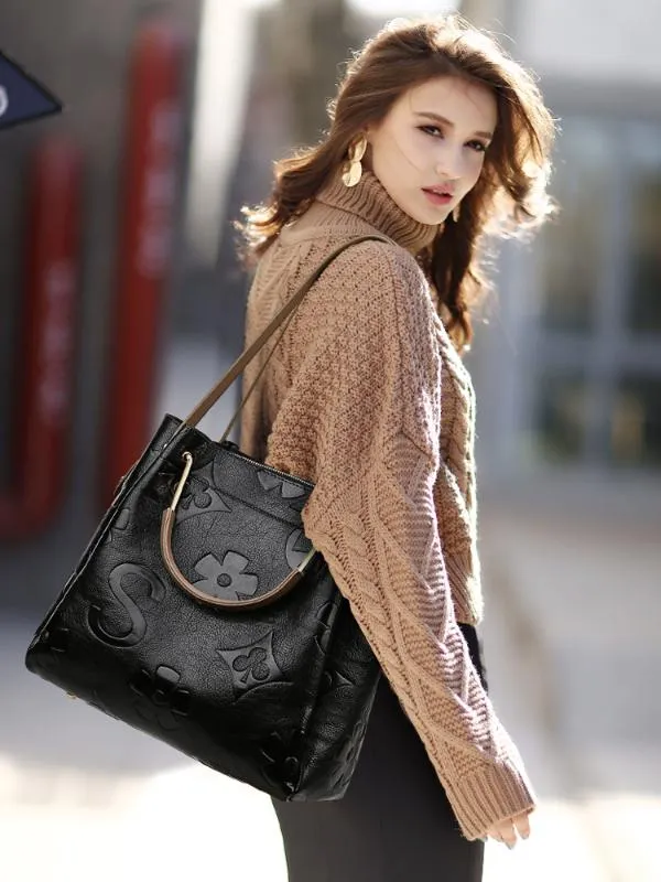 Borsa a secchiello da donna Top1 del 2021 croce pelle morbida vintage taglie forti Cento torri dalla grande capienza