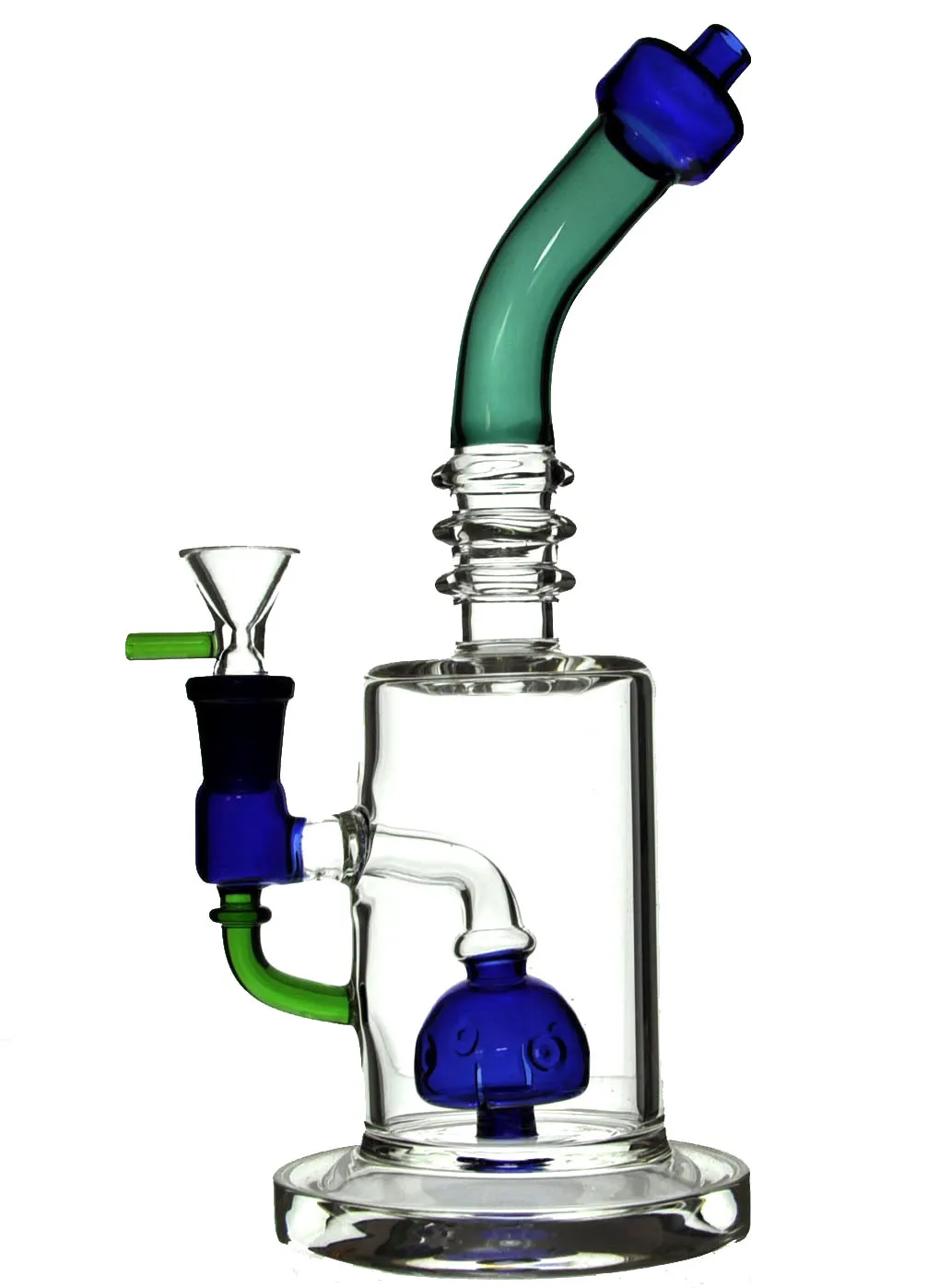 10 Inch Glas Bong Mushroom Filter Recycler Rigs DAB RUG 14MM GEAMENDE ROKALE WATER PIPIES TURBINE PERCOLATOR Assorted Color Glass Bongs